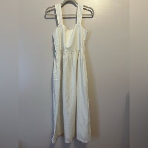 Uniqlo Women's White Midi Dress